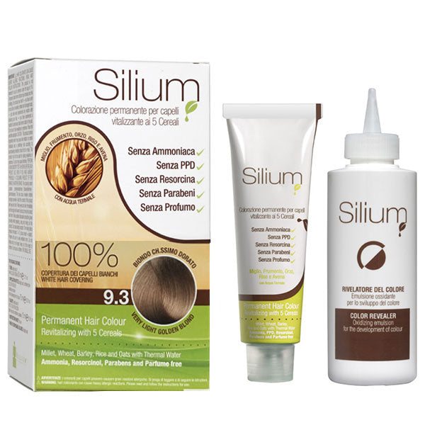 SILIUM COLORAZIONE CREMA BIONDO CHIARISSIMO DORATO 9.3 - BIBA-RICAMBI