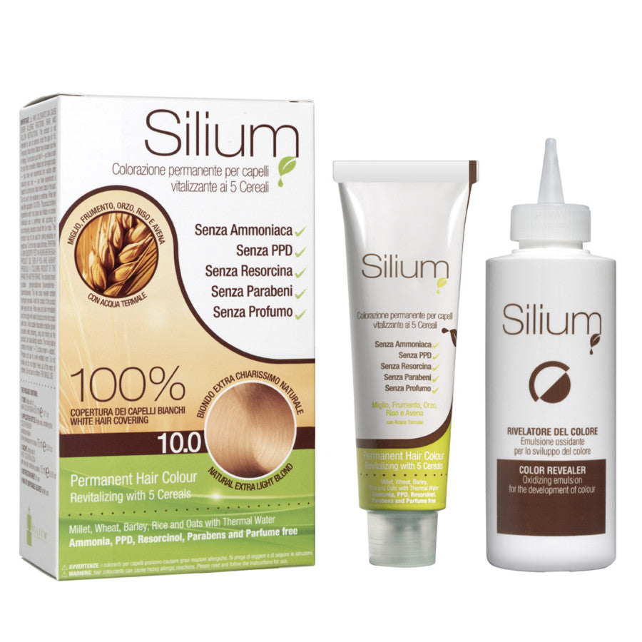 SILIUM COLORAZIONE CREMA BIONDO EXTRA CHIARISSIMO NATURALE 10.0 - BIBA-RICAMBI