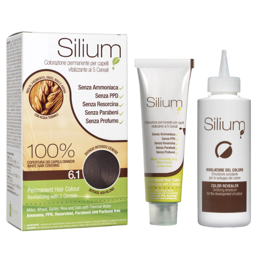 SILIUM COLORAZIONE CREMA BIONDO INTENSO CENERE 6.1 - BIBA-RICAMBI