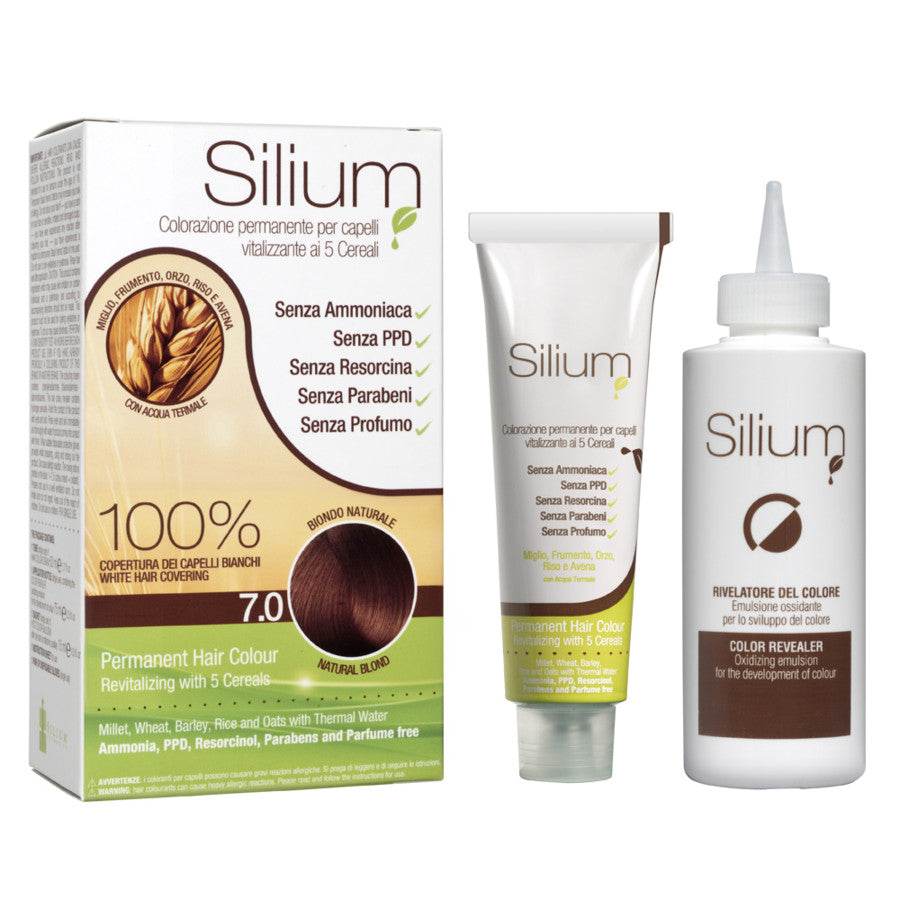 SILIUM COLORAZIONE CREMA BIONDO NATURALE 7.0 - BIBA-RICAMBI