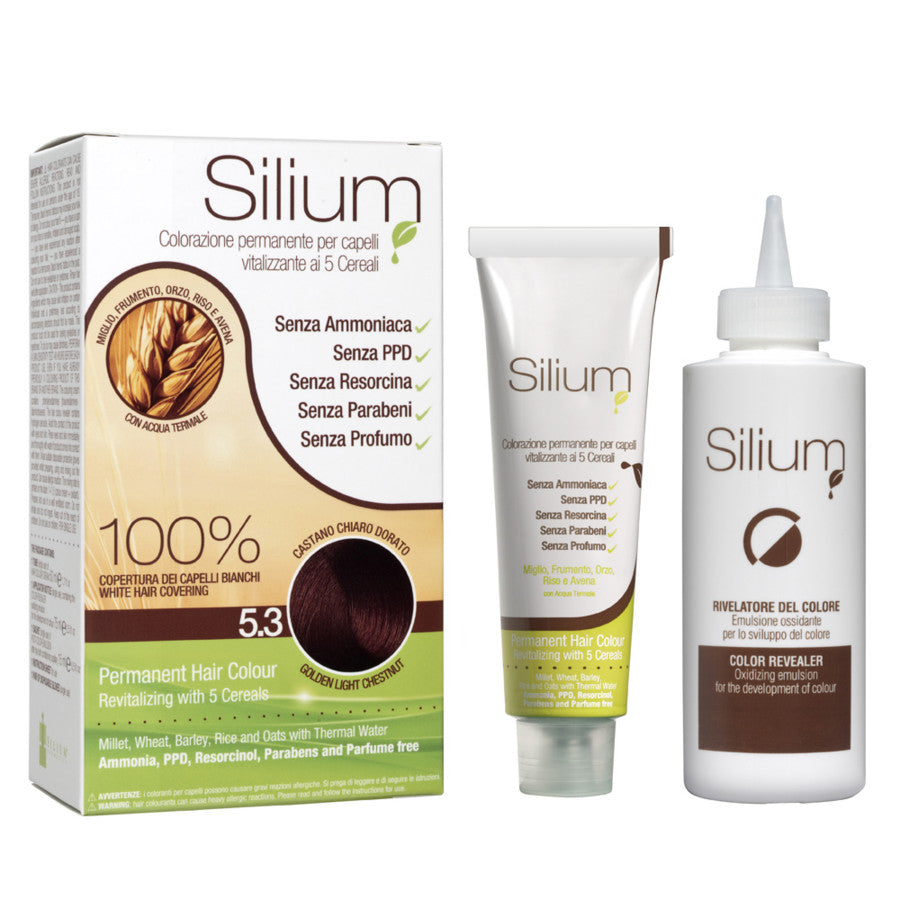 SILIUM COLORAZIONE CREMA CASTANO CHIARO DORATO 5.3 - BIBA-RICAMBI