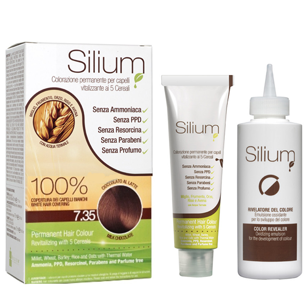 SILIUM COLORAZIONE CREMA CIOCCOLATO LATTE 7.35 - BIBA-RICAMBI