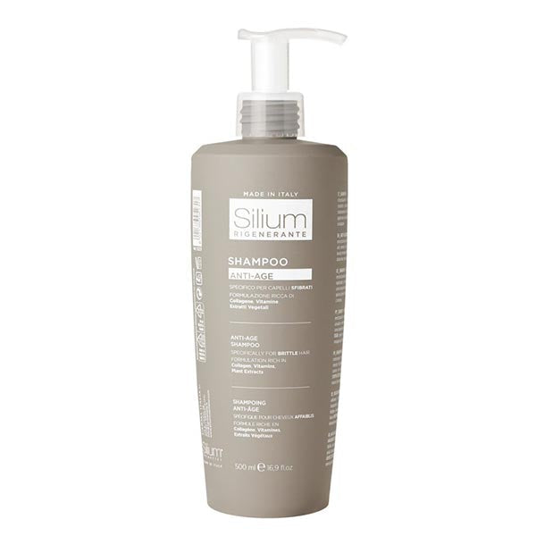 SILIUM RIGENERANTE SHAMPOO ANTI AGE CAPELLI SFIBRATI 500 ML - BIBA-RICAMBI