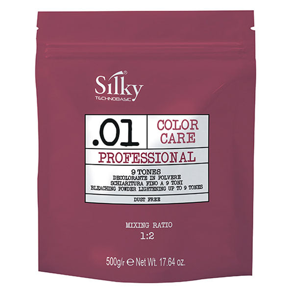 SILKY 01 COLORCARE DECOLORANTE 9TONI 500 G - BIBA-RICAMBI