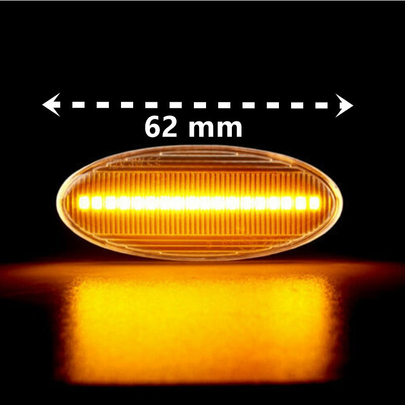 Indicatori Frecce Laterali A Led Compatibili Per BIBA-RICAMBI