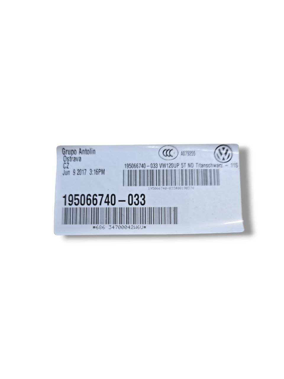 Sottotetto / Cielo Volkswagen Up ( 2013 - 2023 ) Cod : 195066740-033