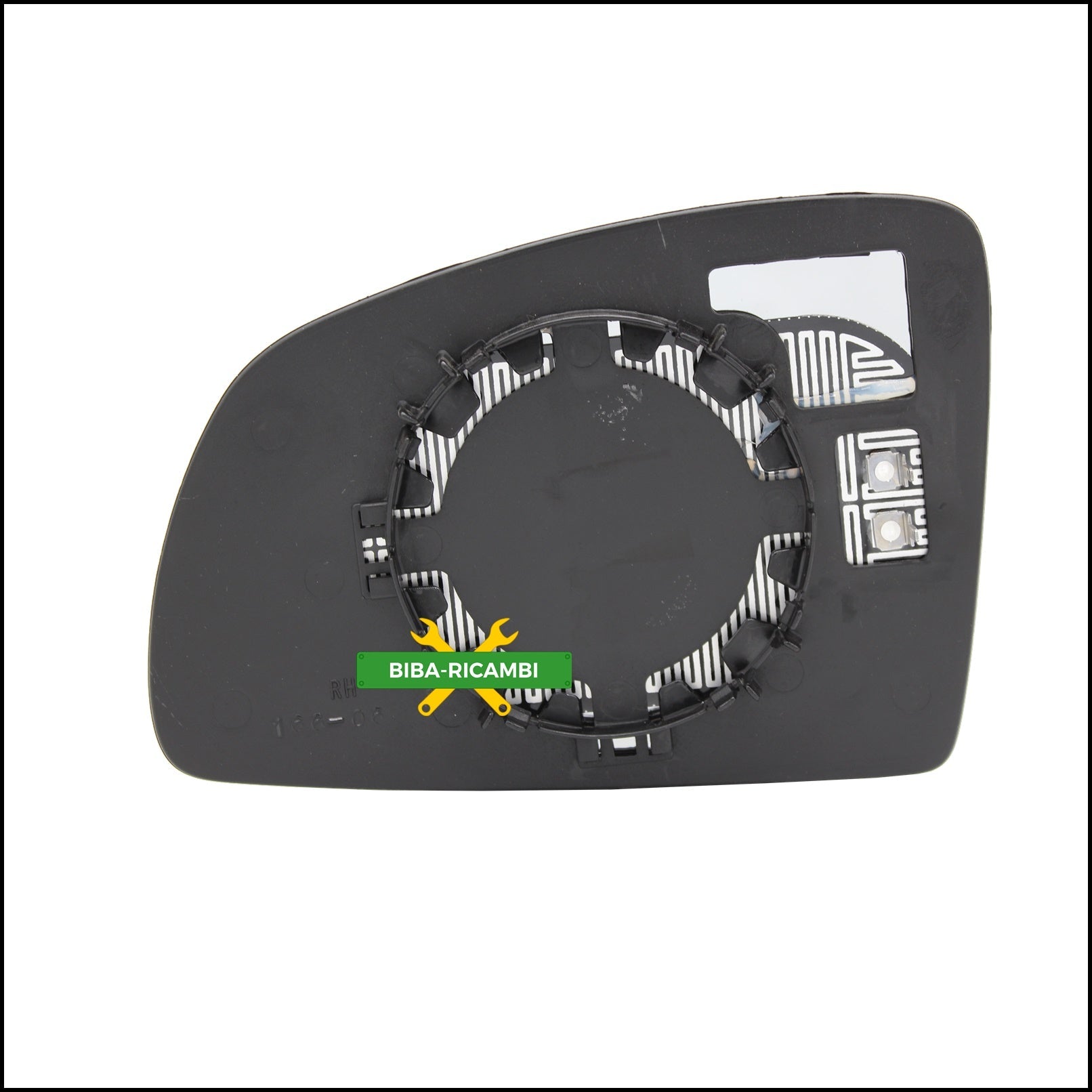 V. Piastra Retrovisore Termica Asferica Lato Dx-Passeggero Per Opel Meriva A (X03) dal 2003-2010 BIBA-RICAMBI