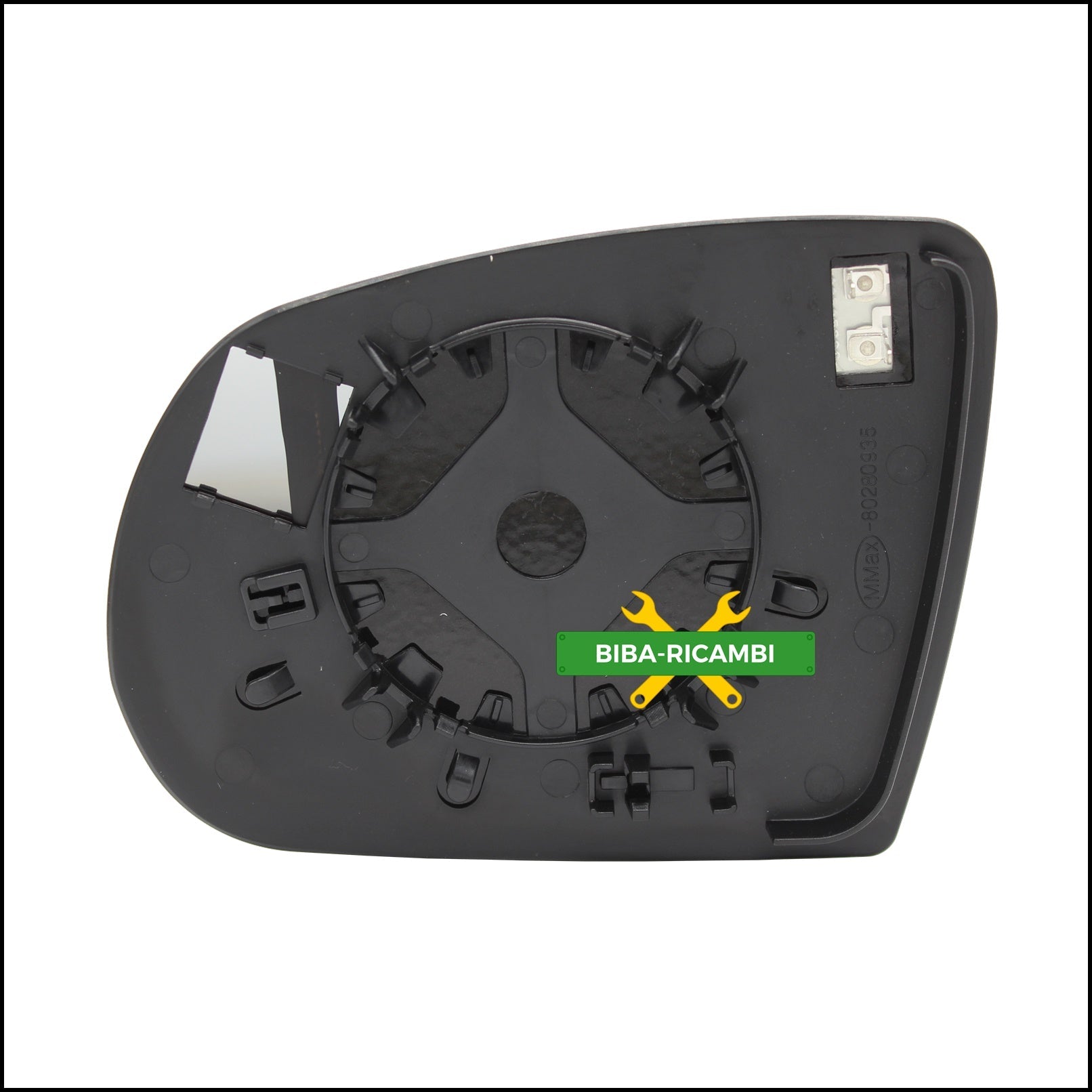Piastra Retrovisore Termica Asferica Lato Dx-Passeggero Per Jeep Cherokee V (KL) dal 2013&gt; BIBA-RICAMBI