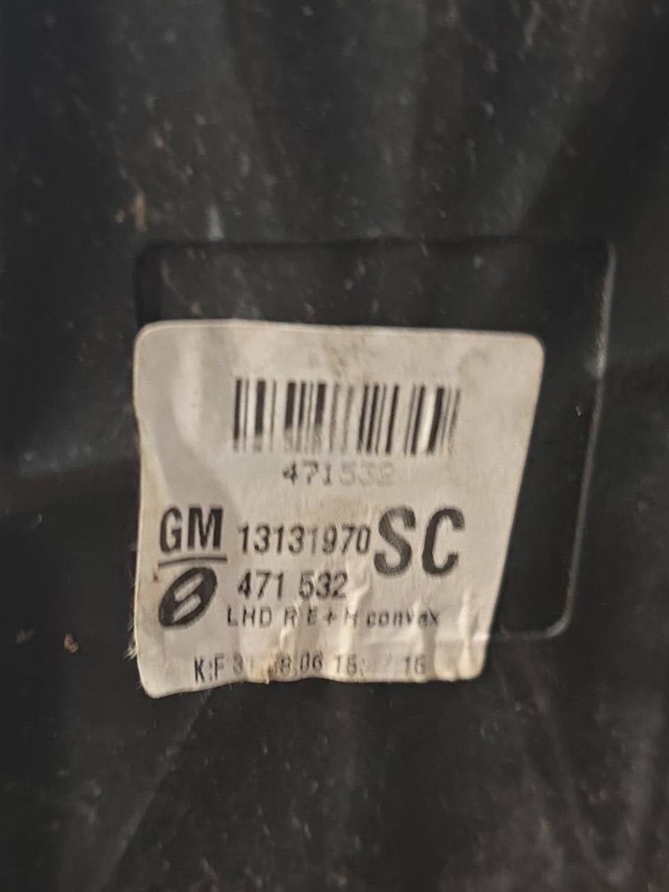 Specchietto Destro Elettrico 5 Pin Opel Zafira B (2005-2014) Cod : 13131970