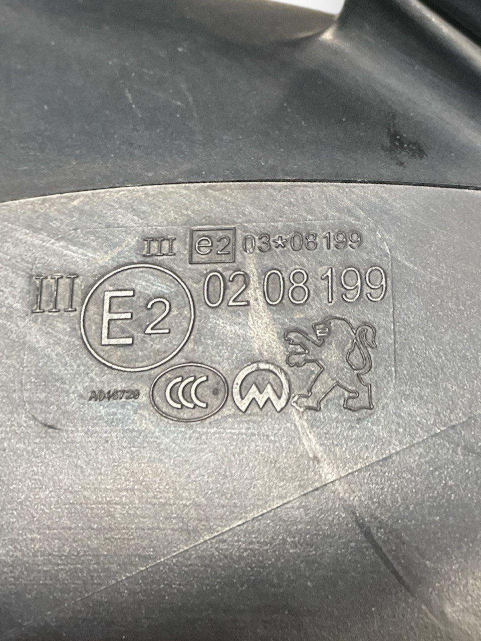 Specchio / Specchietto esterno sinistro 8pin. Peugeot 5008 cod:0208199  (2009-2016)