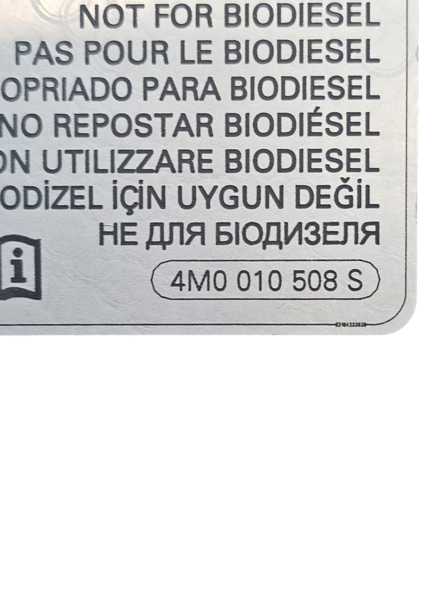 Sportello / Tappo Carburante Audi Q5 FY Cod:4M0010508S (2017->)