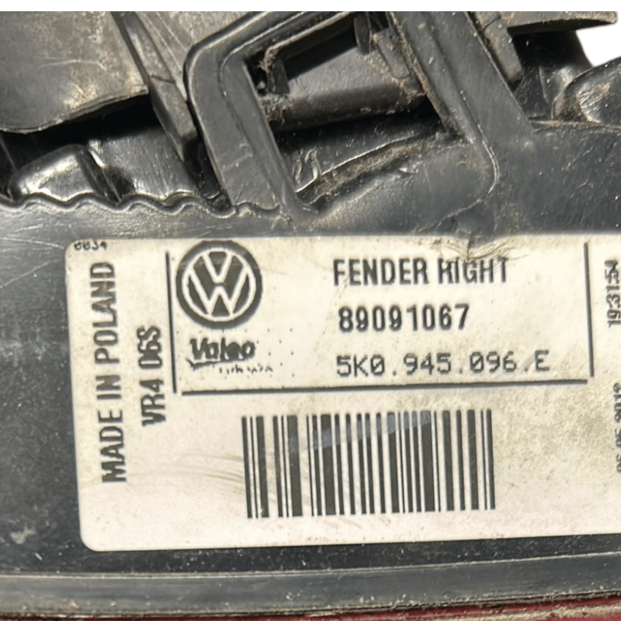 Stop / Fanale Alogeno Destro Volkswagen Golf VI 5P cod:89091067 (2008 > 2021)
