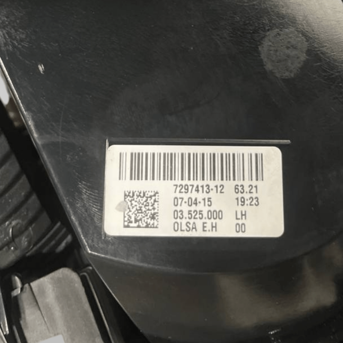 Stop / Fanale Alogeno sinistro (sx) Mini Cooper F55 3 Porte (2014 al 2022) cod: 7297413-12