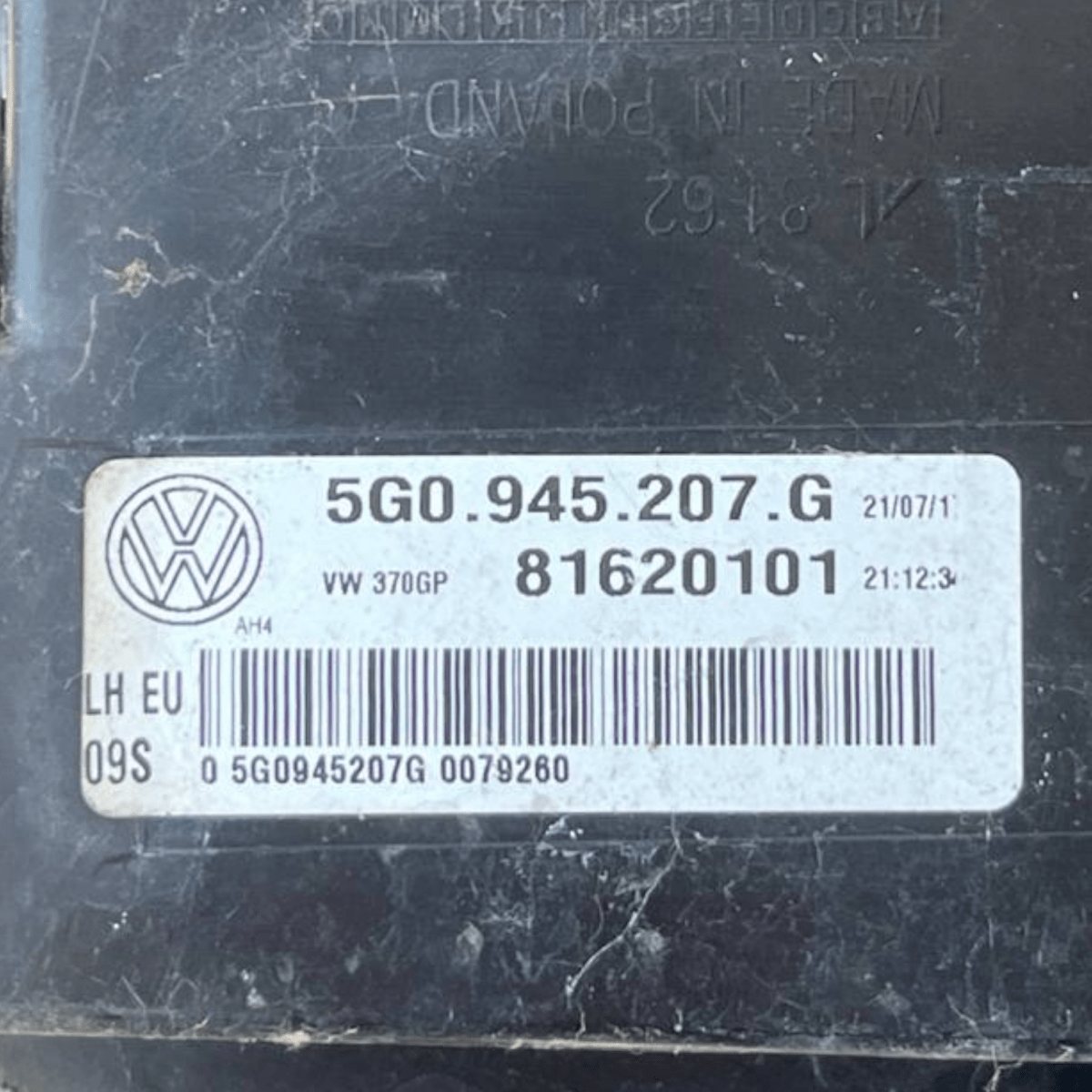Stop / Fanale Full Led esterno sinistro (sx) Volkswagen Golf 7.5 (2019 al 2021) cod: 5G0945207G