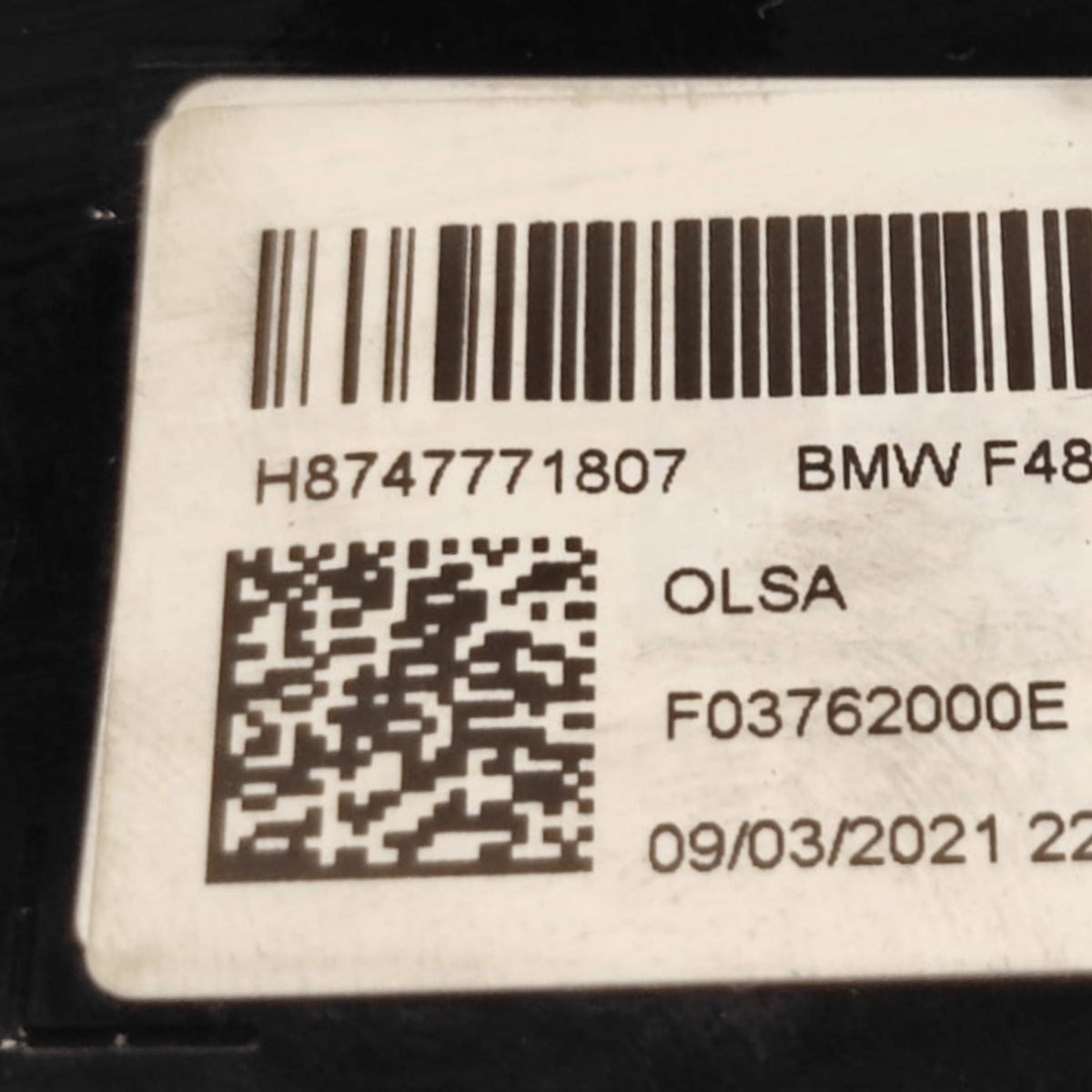Stop / fanale interno destro bmw x3 g01 restyling cod: h8747771807 (2021-2024)