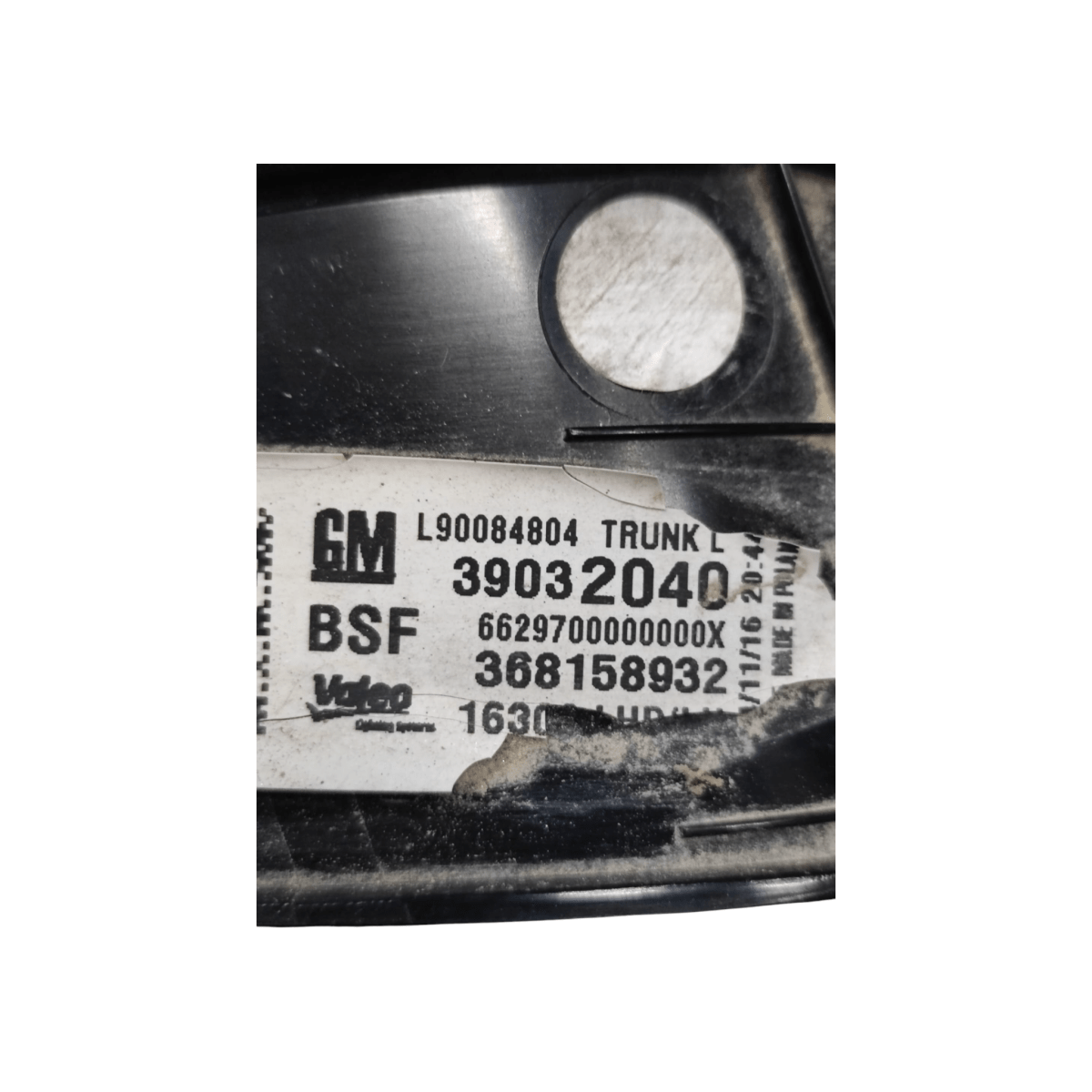 Stop / fanale interno sinistro opel astra k cod: 39032040 (2015-2021)