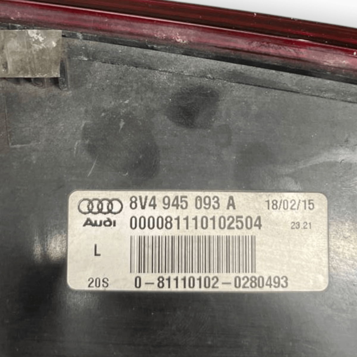 Stop / Fanale Led interno sinistro (sx) Audi A3 8V (2012 al 2020) cod: 8V4945093A