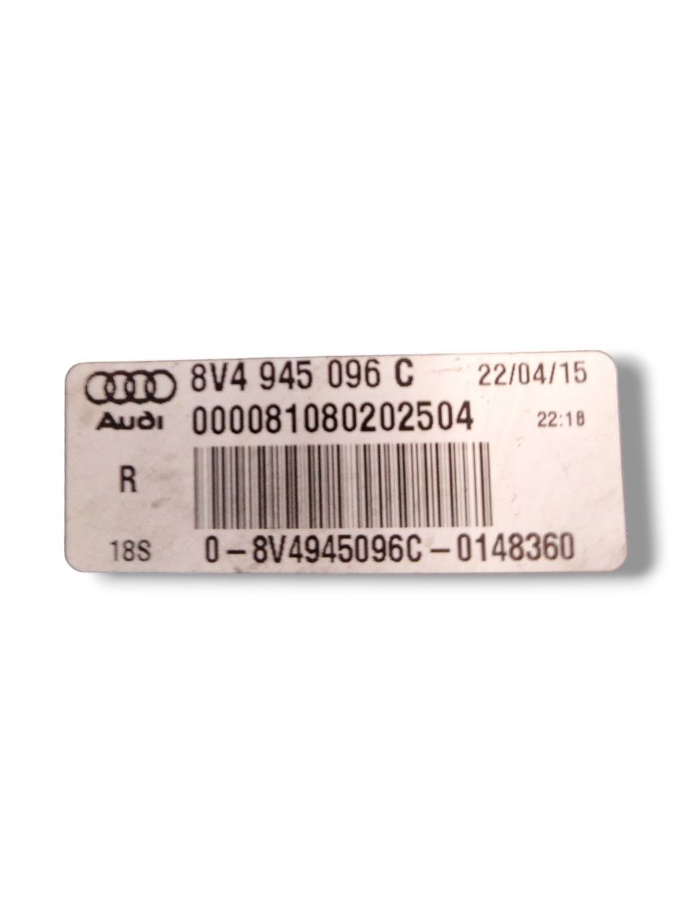 Stop / Fanale posteriore esterno destro Alogeno Audi A3 8V (2012-2020) cod.8V4945096C