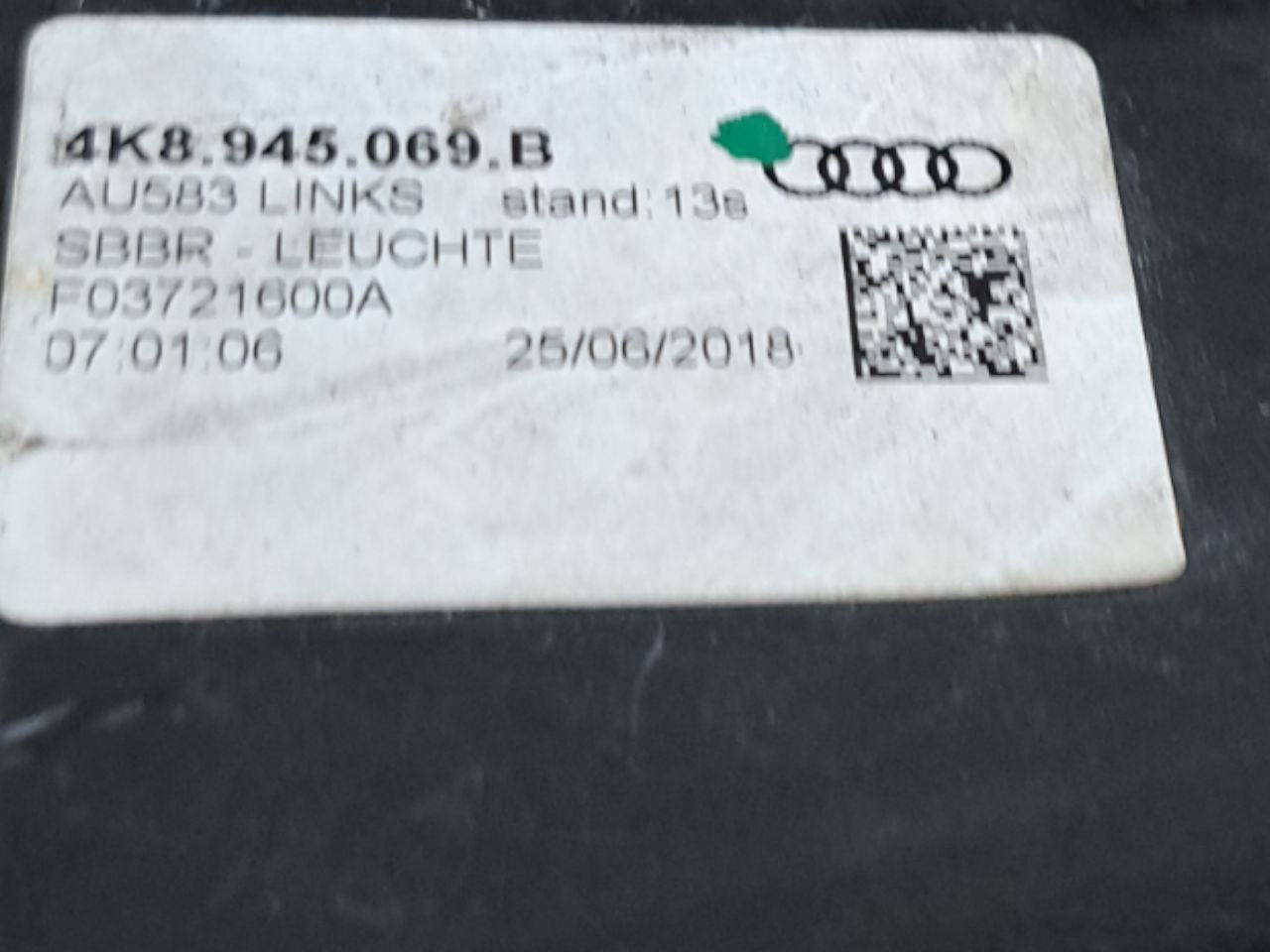 Stop Fanale Posteriore Sinistro (sx) Esterno led Audi A7 ( 2019 >) COD:4K8945069B