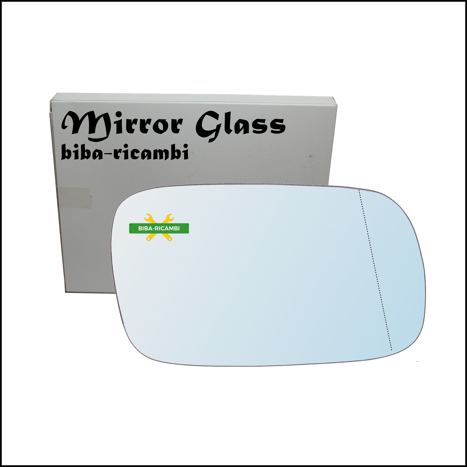 Vetro Specchio Retrovisore Asferico Lato Dx-Passeggero Per Subaru Impreza (GC,GF) dal 1997-2003 BIBA-RICAMBI