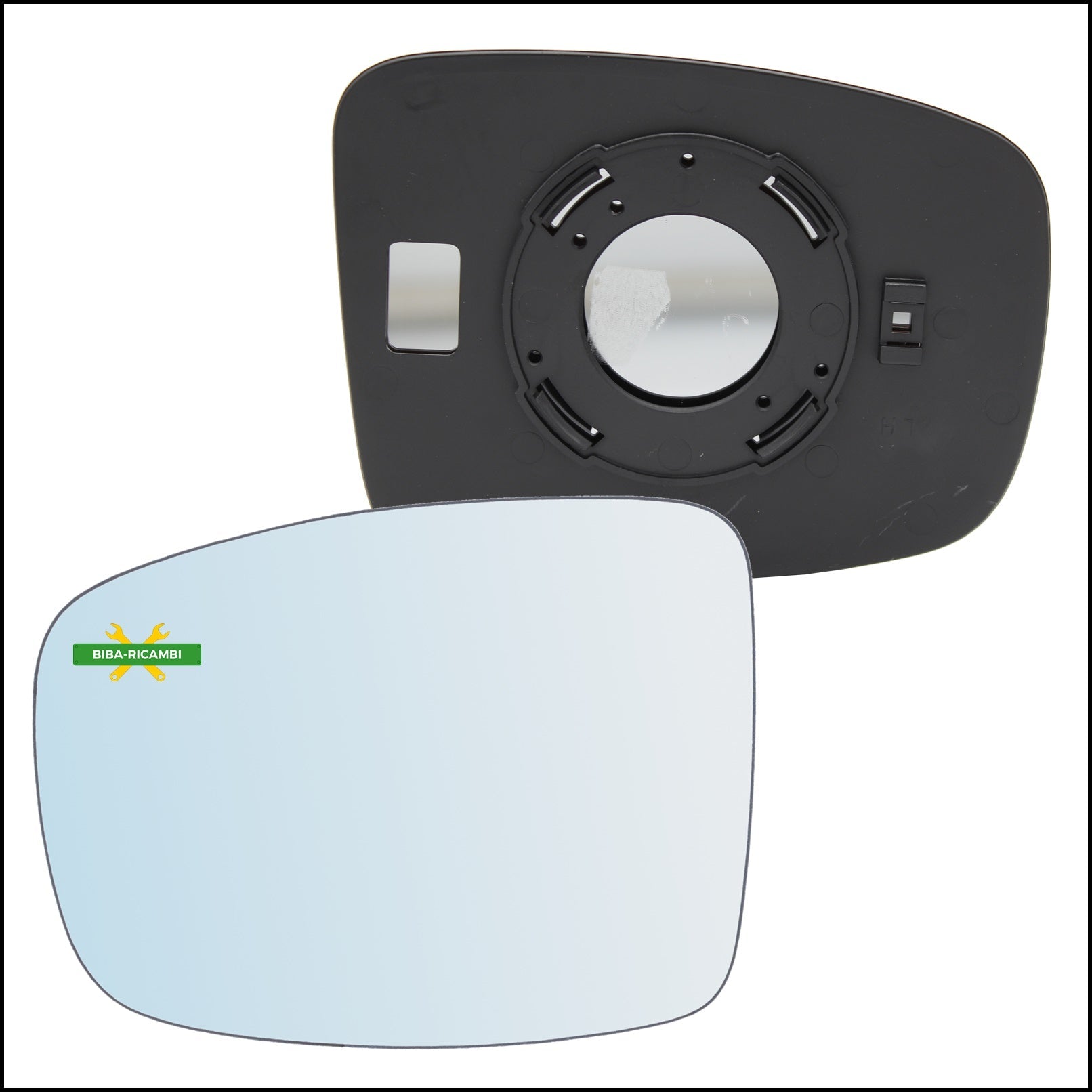 Piastra Specchio Retrovisore Lato Sx-Guidatore Per Hyundai i10 I (PA) dal 2007> BIBA-RICAMBI