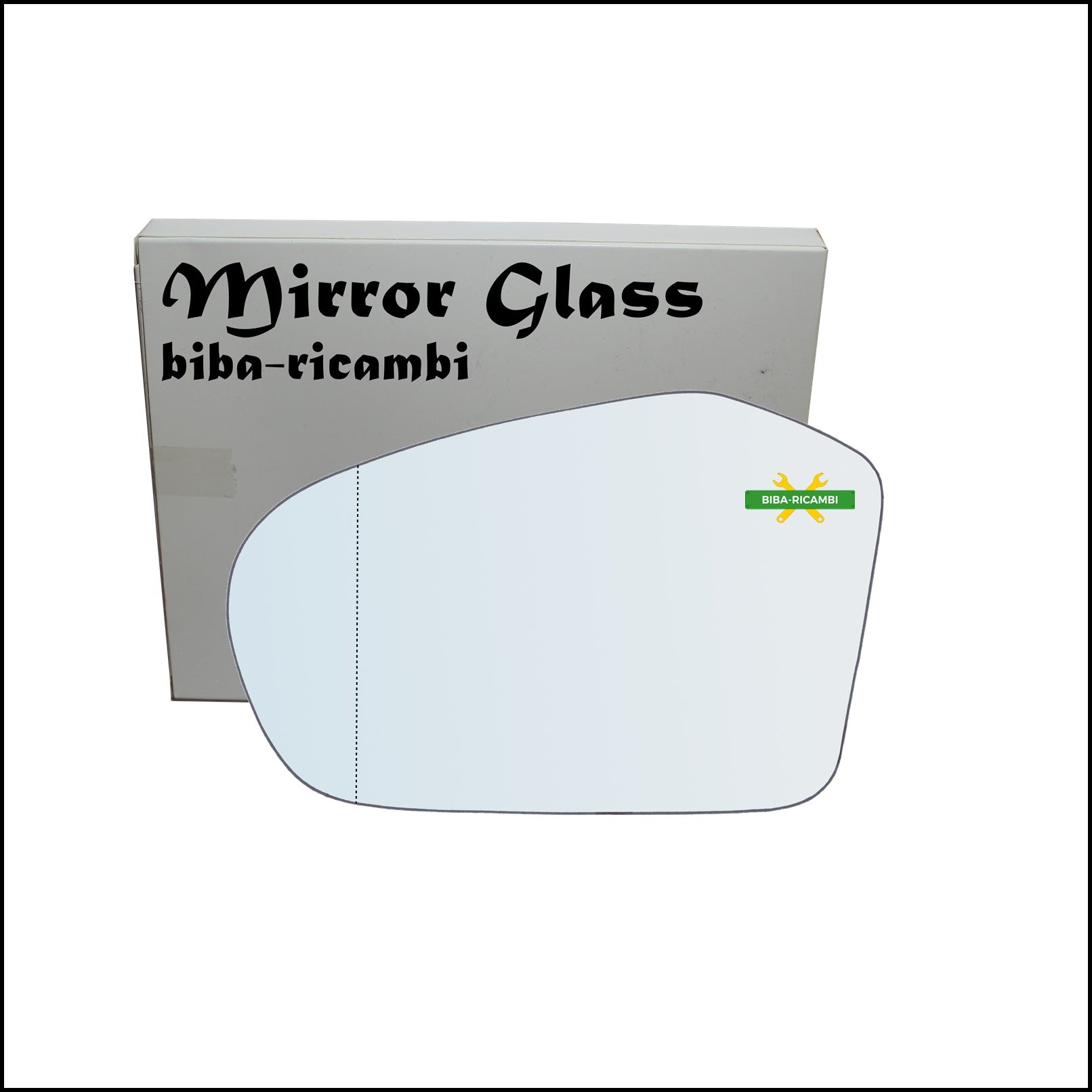 Vetro Specchio Retrovisore Asferico Lato Sx-Guidatore Per Mercedes Classe B (W245) solo dal 2005-2008 BIBA-RICAMBI
