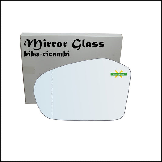 Vetro Specchio Retrovisore Asferico Lato Sx-Guidatore Per Mercedes Classe B (W245) solo dal 2005-2008 BIBA-RICAMBI