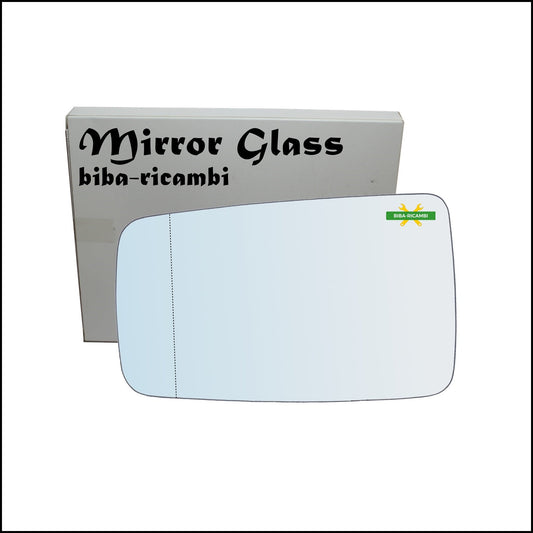 Vetro Specchio Retrovisore Cromato Asferico Lato Sx-Guidatore Per Fiat Tempra (159) dal 1990-1998 BIBA-RICAMBI