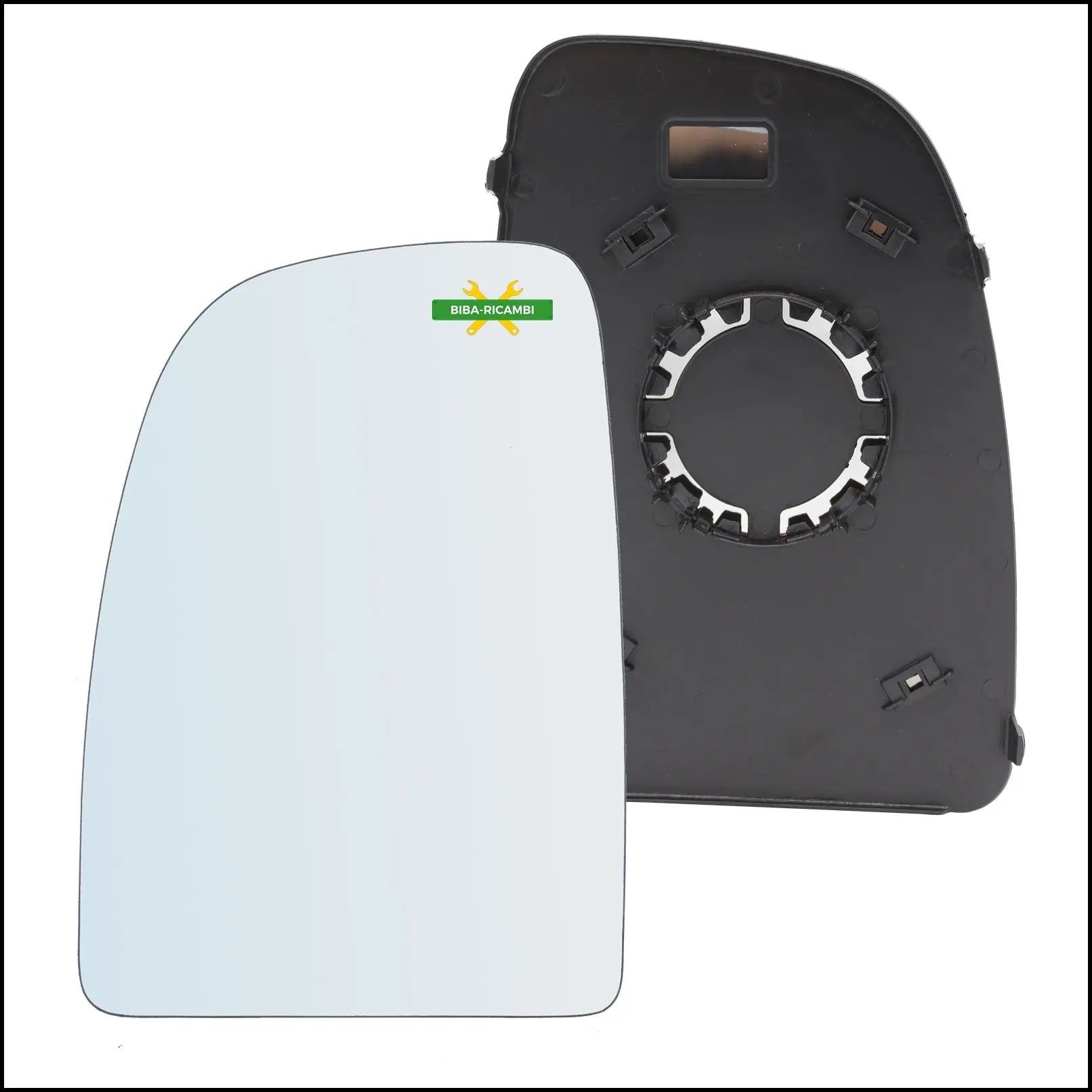 Piastra Retrovisore Superiore Termica Lato Sx-Guidatore Per Citroen Jumper III dal 2006> BIBA-RICAMBI