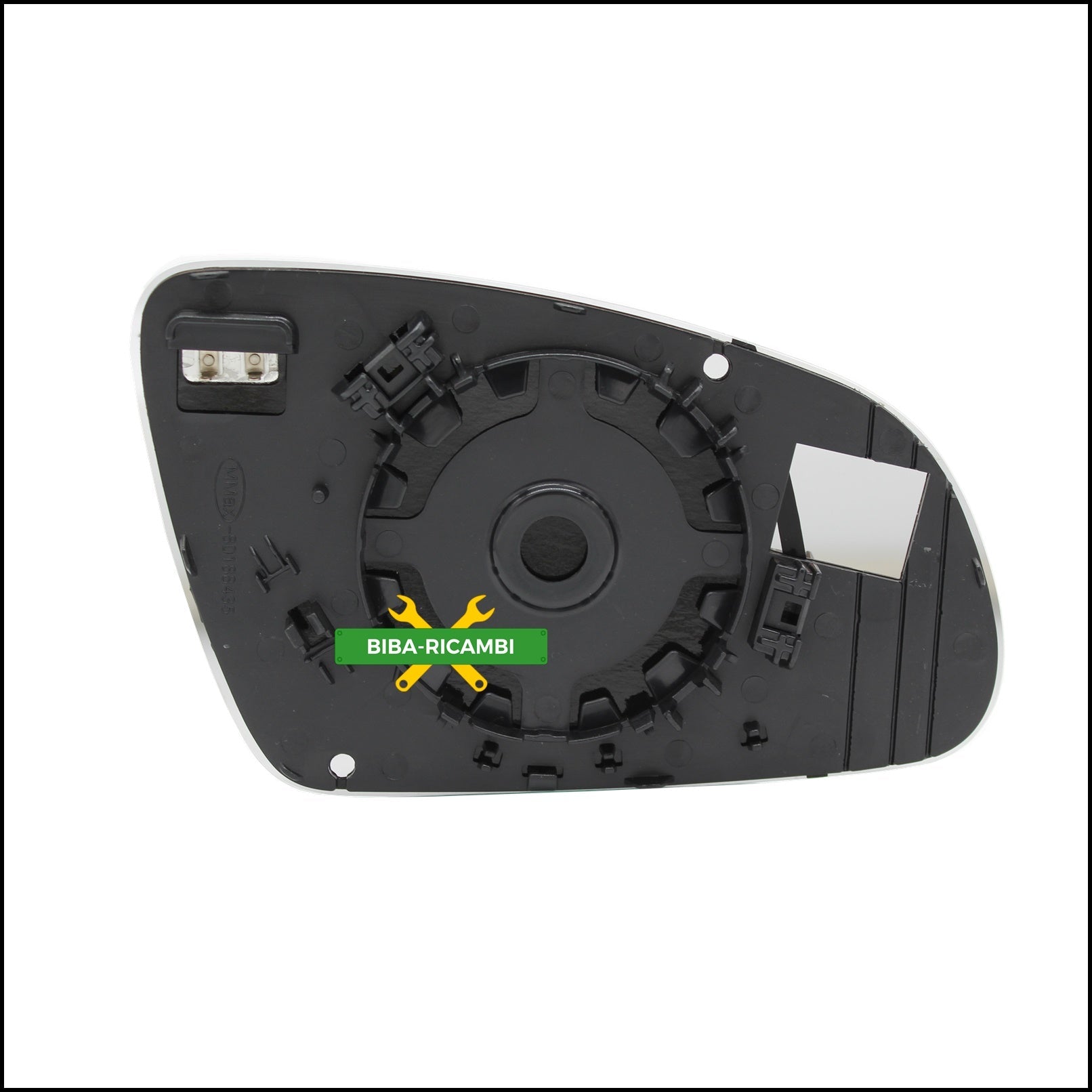 Piastra Retrovisore Termica Asferica Lato Sx-Guidatore Per Hyundai Kona (OS) dal 2017> BIBA-RICAMBI