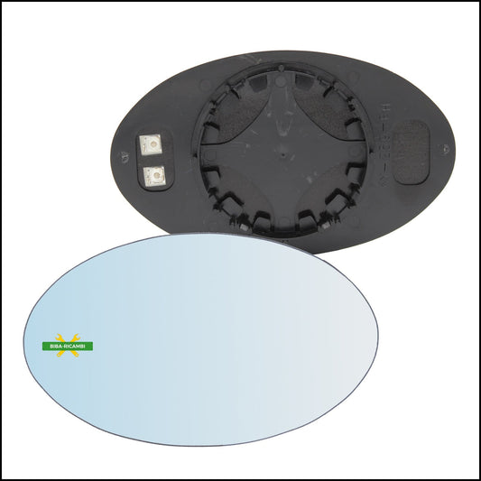 V. Piastra Retrovisore Termica Lato Sx-Guidatore Per Mini Cooper (R50,R52,R53) dal 2001-2007 BIBA-RICAMBI