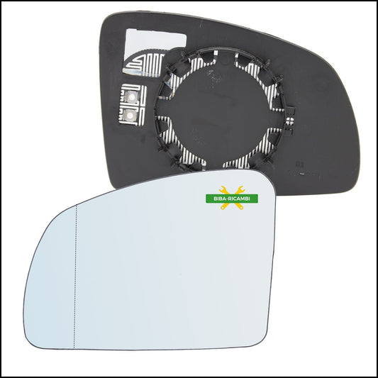 V. Piastra Retrovisore Termica Asferica Lato Sx-Guidatore Per Opel Meriva A (X03) dal 2003-2010 BIBA-RICAMBI