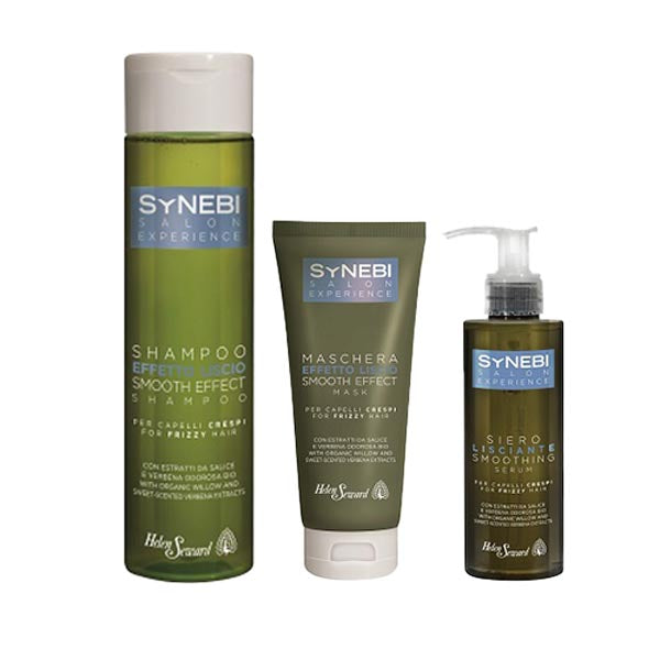 SYNEBI KIT CAPELLI EFFETTO LISCIO PER CAPELLI CRESPI