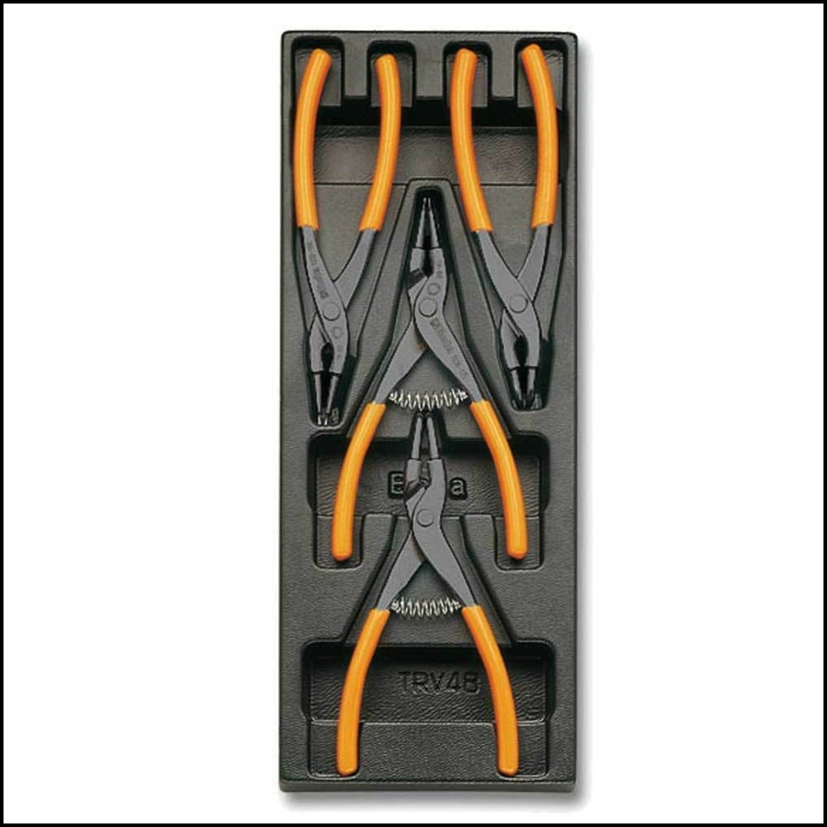Set pinze per anelli elastici da 4pz. in termoformato Beta BIBA-RICAMBI