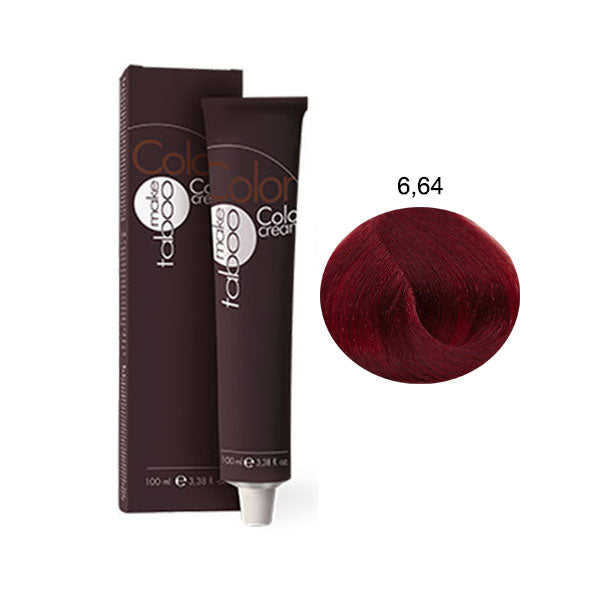 TABOO COLOR CREAM TINTURA CAPELLI PROFESSIONALE 100 ML - BIBA-RICAMBI