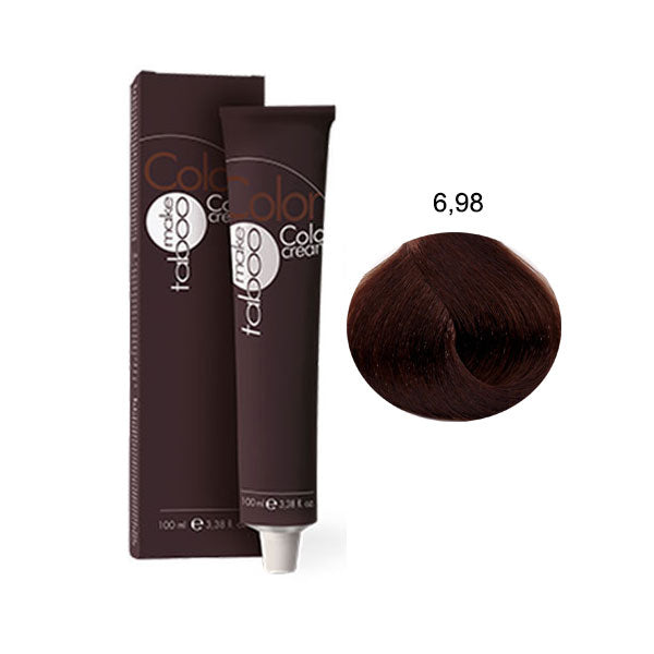 TABOO COLOR CREAM TINTURA CAPELLI PROFESSIONALE 100 ML - BIBA-RICAMBI
