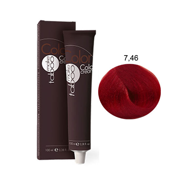 TABOO COLOR CREAM TINTURA CAPELLI PROFESSIONALE 100 ML - BIBA-RICAMBI