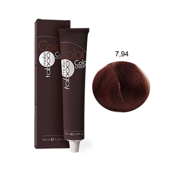 TABOO COLOR CREAM TINTURA CAPELLI PROFESSIONALE 100 ML - BIBA-RICAMBI