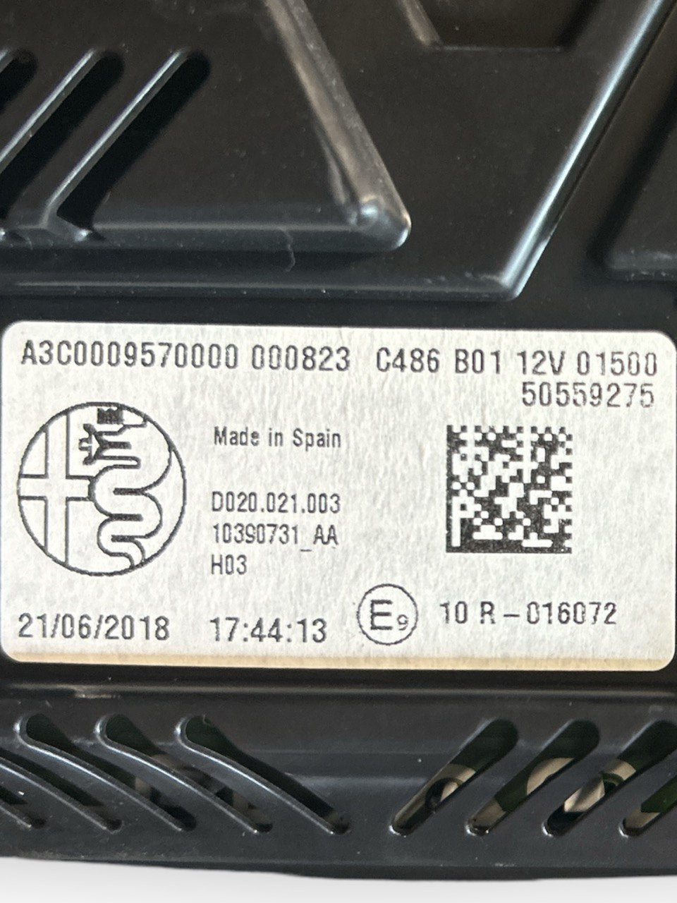 Tachimetro / Contachilometri Alfa Romeo Stelvio 2.2 Diesel cod . 50559275