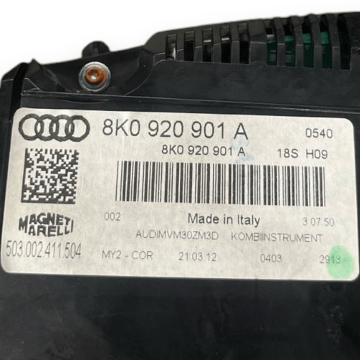 Tachimetro / Contachilometri Audi A4 B8 2.0 Diesel (2007 al 2016) cod: 8K0920901A