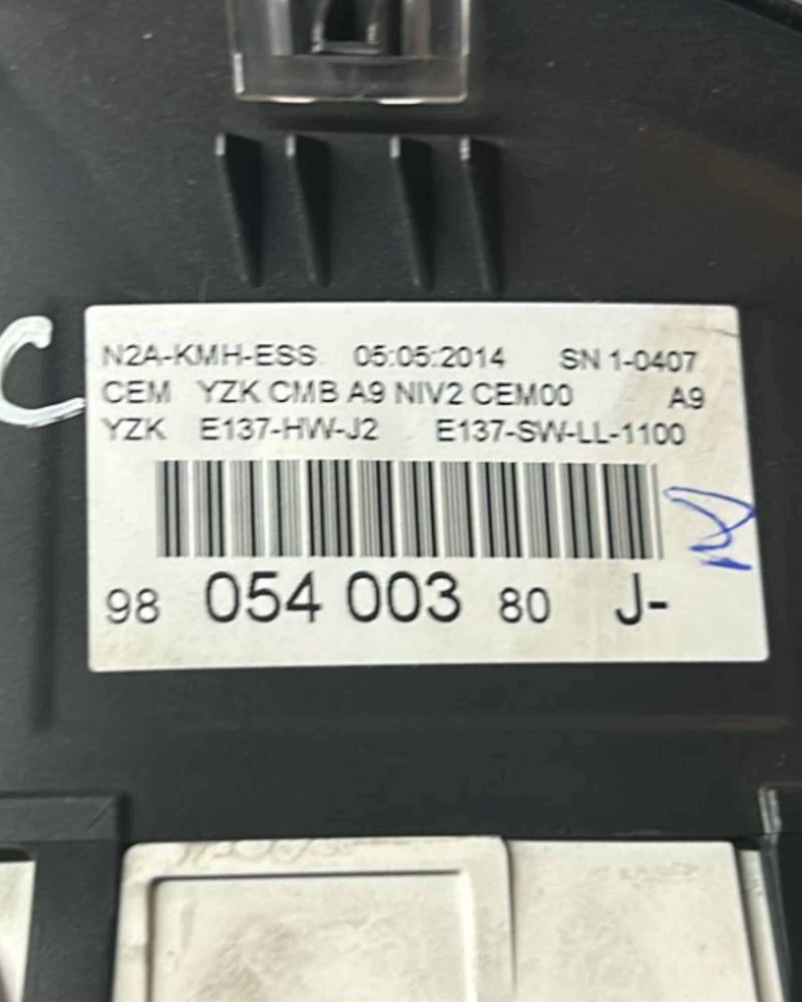 Tachimetro / Contachilometri Peugeot 208 I Benzina cod.9805400380 (2012 > 2019)