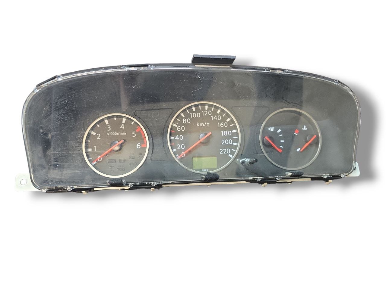 Tachimetro / Contachilometri / Quadro Strumenti manuale Nissan X-Trail 2.2 Diesel ( 2001 - 2007 ) Cod : EQ370FK