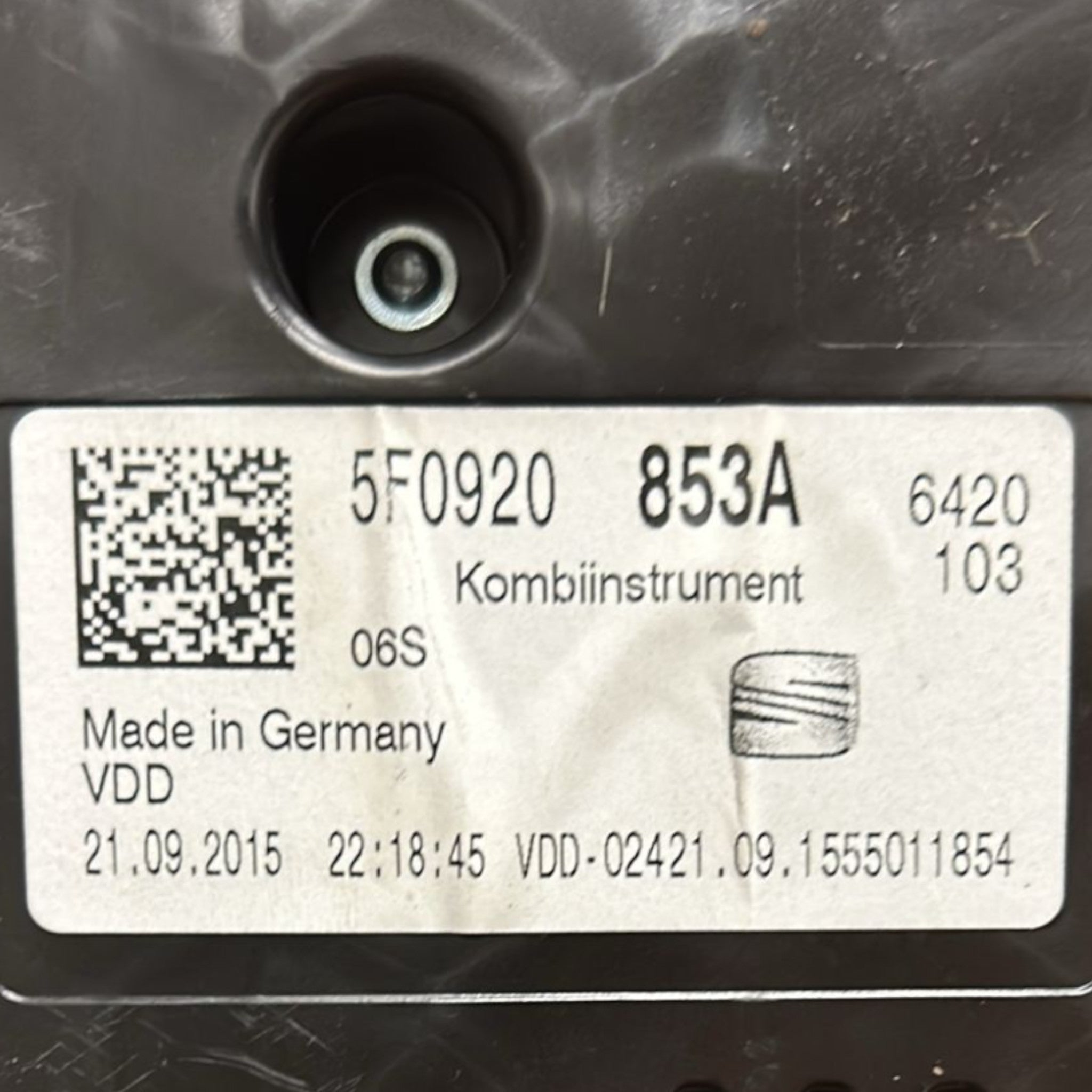 Tachimetro / Contachilometri Seat Leon 1.6 Diesel cod:5F0920853A (2013 > 2019)