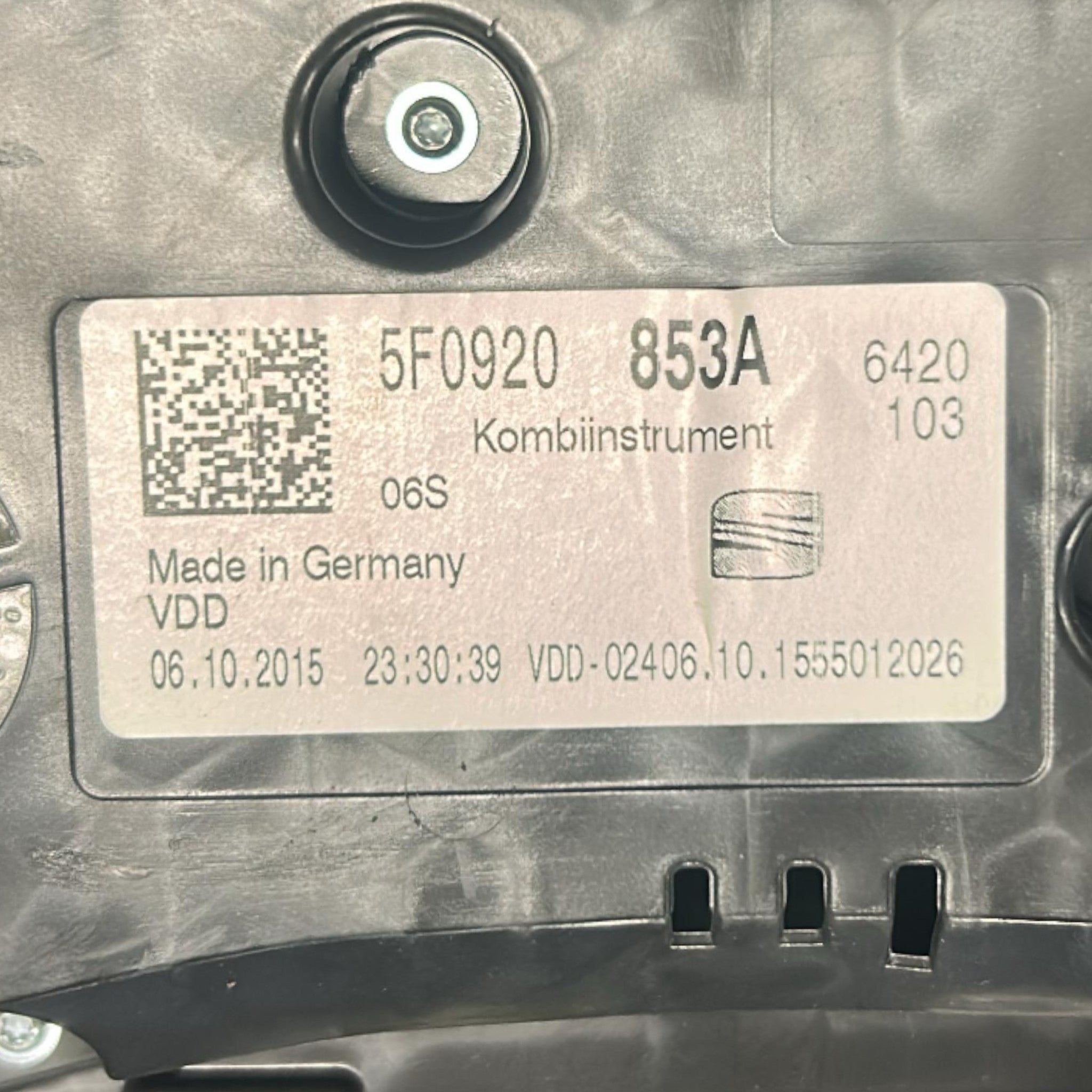 Tachimetro / Contachilometri Seat Leon III cod.5F0920853A 2.0 Diesel (2013 > 2019)