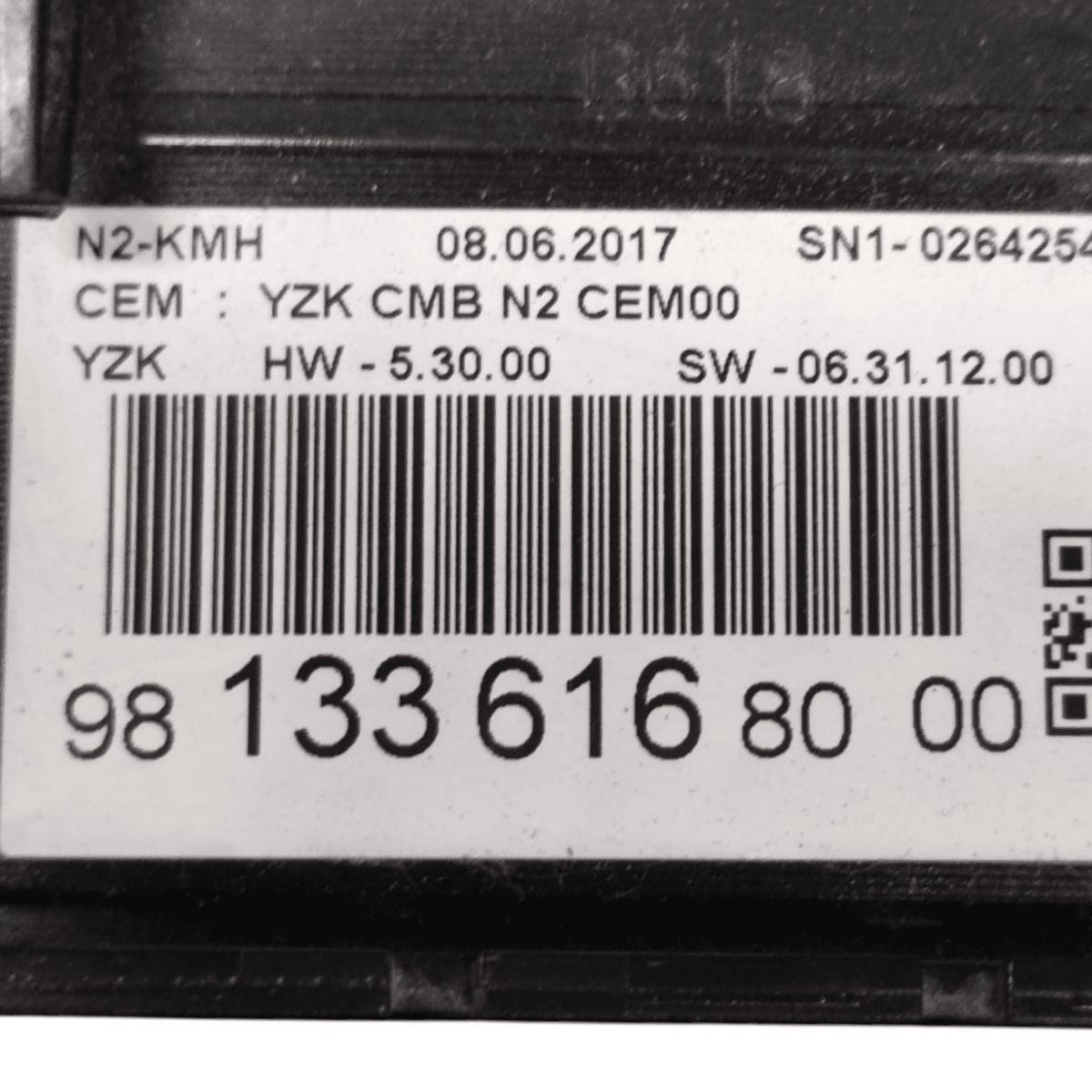 Tachimetro / contachilometro citroen c3 iii 1.6 diesel cod: 981336168000 (2016-)