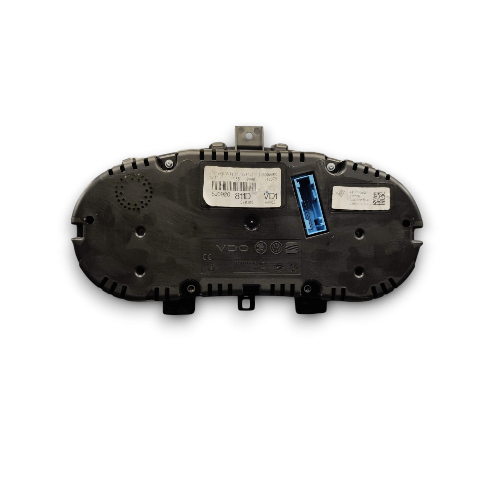 Tachimetro / Contachilometro Skoda Fabia 1.6 Diesel 5J COD: A2C53357612 (2007-2015)
