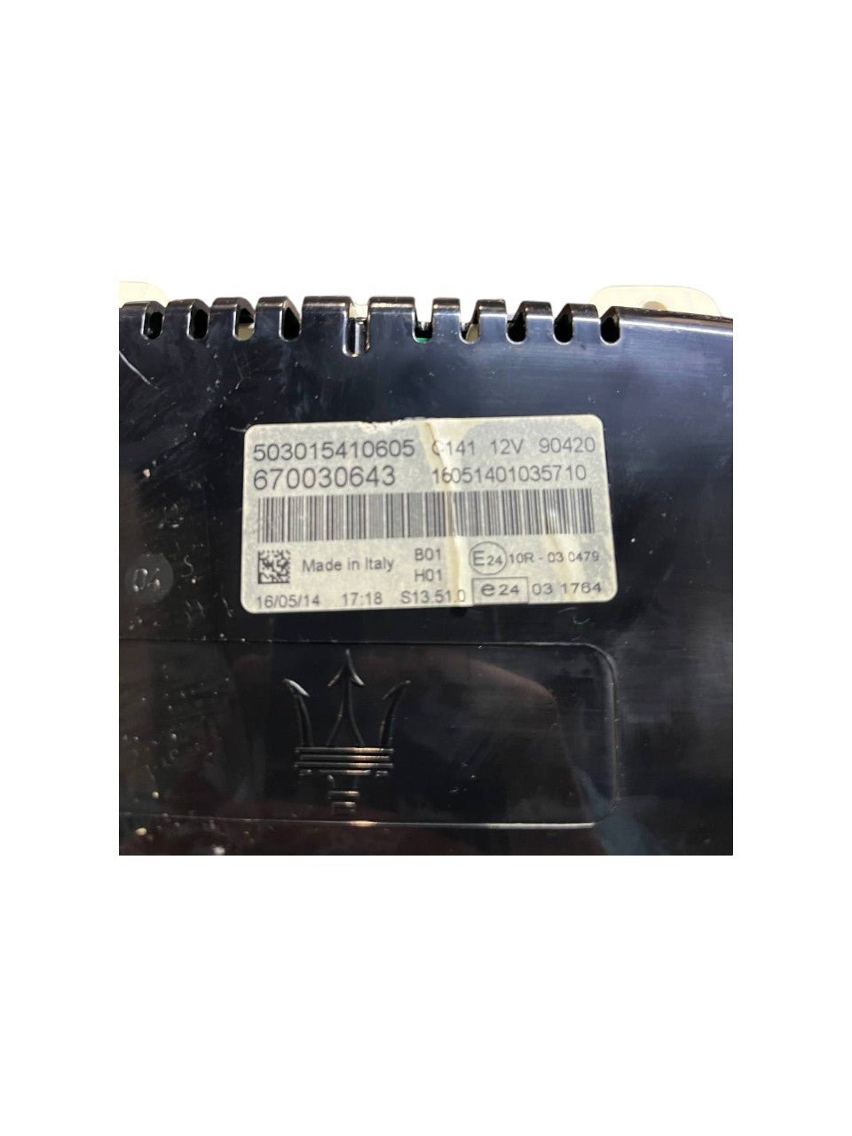 Tachimetro Maserati Ghibli 3.0 diesel (2013->) cod.670030643 / contachilometri / quadro strumenti