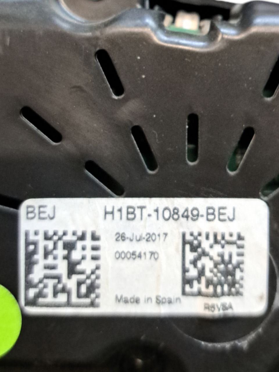 Tachimetro Quadro Strumenti Contachilometri Ford Fiesta VII 1.0 Benzina (2017>) COD:H1BT-10849-BEJ