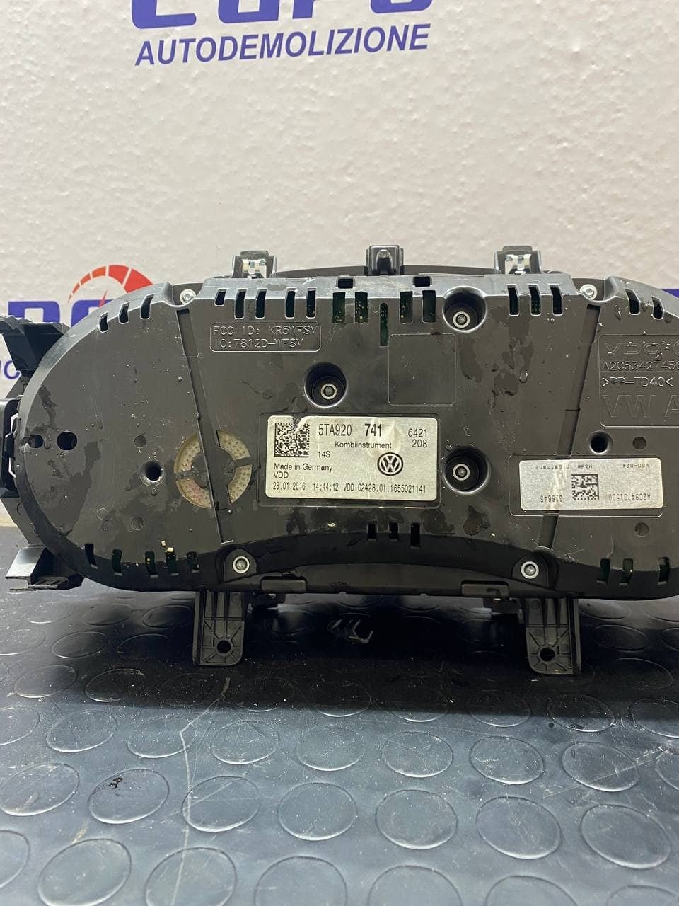 Tachimetro Quadro strumenti Contachilometri Volkswagen Golf VII  cod: A2C53427456AR