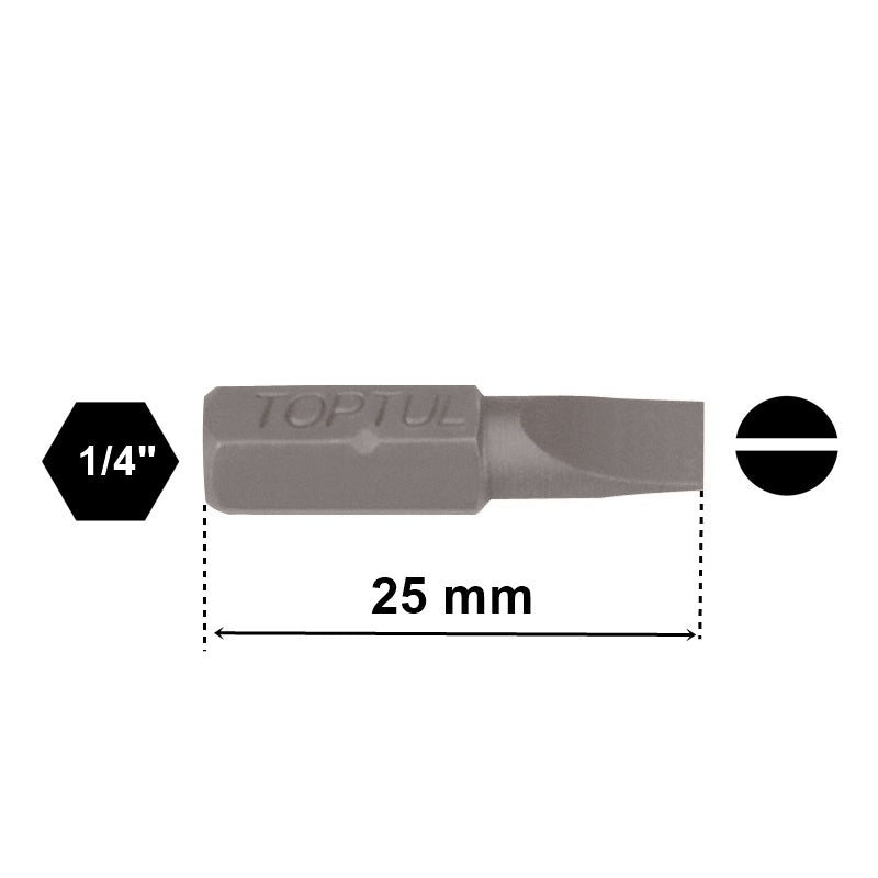 Inserto attacco esagonale a lama (4.5mm) Marca Toptul BIBA-RICAMBI